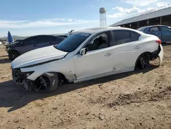 Salvage cars for sale at Phoenix, AZ auction: 2014 Infiniti Q50 Hybrid Premium