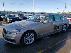 BMW 7 Series salvage cars for sale: 2016 BMW 750 XI