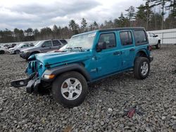 Salvage cars for sale at Windham, ME auction: 2020 Jeep Wrangler Unlimited Sport