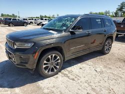 Salvage cars for sale at Houston, TX auction: 2022 Jeep Grand Cherokee L Overland