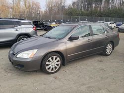 Honda Accord EX salvage cars for sale: 2006 Honda Accord EX