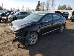 Salvage cars for sale from Copart Bowmanville, ON: 2017 Hyundai Elantra SE