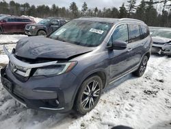 Salvage cars for sale at Windham, ME auction: 2019 Honda Pilot Touring