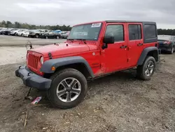 Salvage cars for sale from Copart Lumberton, NC: 2017 Jeep Wrangler Unlimited Sport