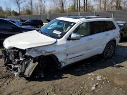Salvage cars for sale at Waldorf, MD auction: 2021 Jeep Grand Cherokee Limited
