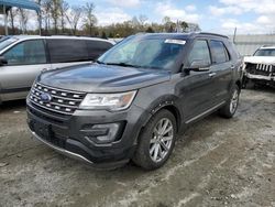 Ford Explorer Limited salvage cars for sale: 2017 Ford Explorer Limited