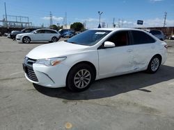 Salvage cars for sale at Wilmington, CA auction: 2015 Toyota Camry LE