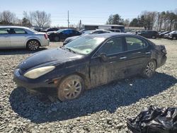 Salvage cars for sale from Copart Mebane, NC: 2003 Lexus ES 300