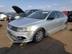 Salvage cars for sale from Copart Dyer, IN: 2015 Volkswagen Jetta Base