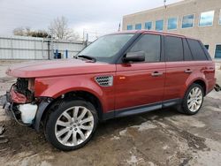 Land Rover Range Rover salvage cars for sale: 2008 Land Rover Range Rover Sport Supercharged