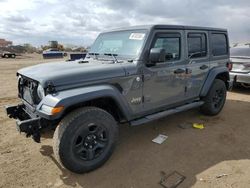 Jeep salvage cars for sale: 2018 Jeep Wrangler Unlimited Sport