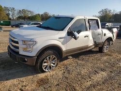 Salvage cars for sale at Theodore, AL auction: 2017 Ford F150 Supercrew