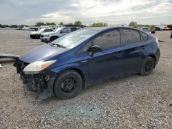 Salvage cars for sale at Houston, TX auction: 2012 Toyota Prius