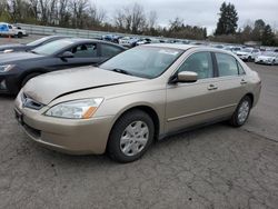 Honda salvage cars for sale: 2003 Honda Accord LX