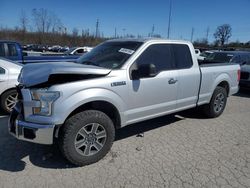 Salvage cars for sale at Bridgeton, MO auction: 2015 Ford F150 Super Cab
