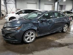 Chevrolet salvage cars for sale: 2017 Chevrolet Cruze Premier