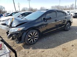 Honda Civic salvage cars for sale: 2015 Honda Civic EXL