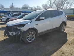 Salvage cars for sale at Wichita, KS auction: 2017 Ford Escape SE