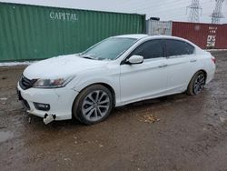Salvage cars for sale at Elgin, IL auction: 2015 Honda Accord Sport