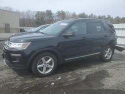 Salvage cars for sale at Exeter, RI auction: 2018 Ford Explorer XLT