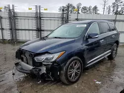 Salvage cars for sale at Harleyville, SC auction: 2017 Infiniti QX60