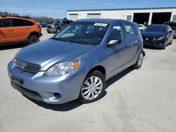 Salvage cars for sale at Gaston, SC auction: 2005 Toyota Corolla Matrix XR