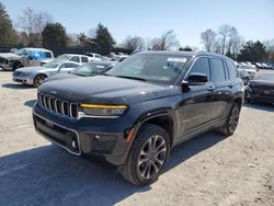 Salvage SUVs for sale at auction: 2022 Jeep Grand Cherokee Overland