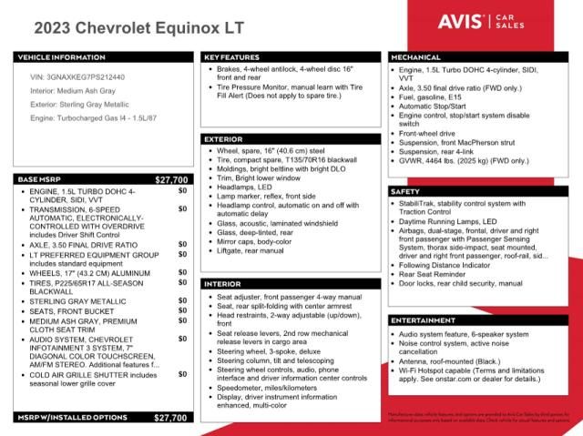 2023 Chevrolet Equinox LT