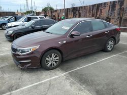 Salvage cars for sale from Copart Wilmington, CA: 2018 KIA Optima LX