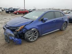 Salvage cars for sale from Copart Indianapolis, IN: 2022 Toyota Corolla SE