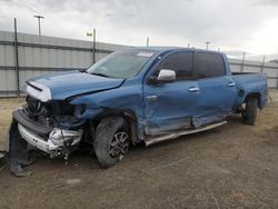 Salvage cars for sale from Copart -no: 2021 Toyota Tundra Crewmax Limited