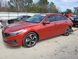 Salvage cars for sale at Hampton, VA auction: 2021 Hyundai Elantra Limited