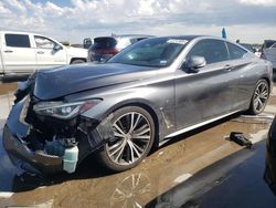 Vehiculos salvage en venta de Copart Grand Prairie, TX: 2017 Infiniti Q60 Premium