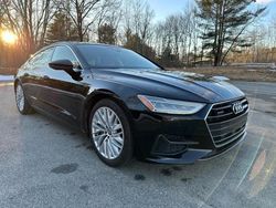 Salvage cars for sale at North Billerica, MA auction: 2020 Audi A7 Premium