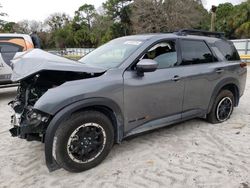 Salvage cars for sale from Copart Fort Pierce, FL: 2023 Nissan Pathfinder SV