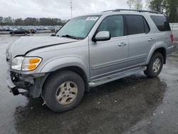 Salvage cars for sale from Copart Dunn, NC: 2001 Toyota Sequoia Limited