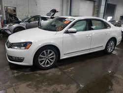 Volkswagen salvage cars for sale: 2014 Volkswagen Passat SEL