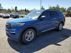 Salvage cars for sale from Copart Gaston, SC: 2021 Ford Explorer XLT
