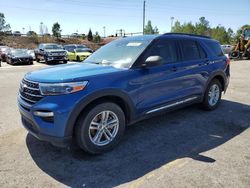 Ford Explorer salvage cars for sale: 2021 Ford Explorer XLT