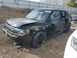 Salvage cars for sale at Davison, MI auction: 2019 Ford Flex SEL