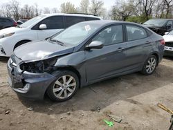 Salvage cars for sale from Copart Baltimore, MD: 2012 Hyundai Accent GLS