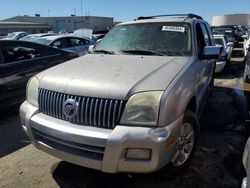 Mercury Mountainer salvage cars for sale: 2007 Mercury Mountaineer Luxury