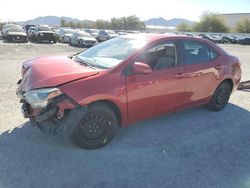 Salvage cars for sale at Las Vegas, NV auction: 2015 Toyota Corolla L