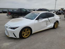 Salvage cars for sale at Wilmer, TX auction: 2021 Lexus IS 300