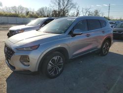 Salvage cars for sale at Bridgeton, MO auction: 2020 Hyundai Santa FE Limited