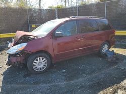 Salvage cars for sale at Waldorf, MD auction: 2008 Toyota Sienna CE