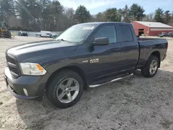 Salvage cars for sale at Mendon, MA auction: 2017 Dodge RAM 1500 ST