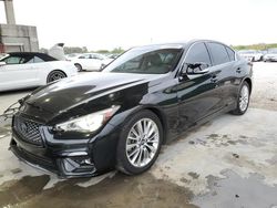 Salvage cars for sale at West Palm Beach, FL auction: 2021 Infiniti Q50 Luxe