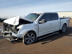 Salvage trucks for sale at Rocky View County, AB auction: 2015 Ford F150 Supercrew