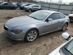 BMW 6 Series salvage cars for sale: 2004 BMW 645 CI Automatic